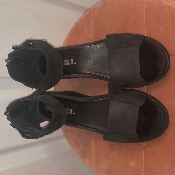 Sorel Joanie II Ankle Strap Wedge Sandal Size 9 - Picture 3 of 9